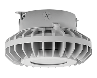 Hazardous, . LED 80W, 5000k, LED Ceiling with Fr, Dimmable Flat Lens Gray