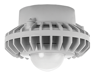 Hazardous, . LED 80W, 5000k, LED Pendant with Fr, Dimmable Globe Gray