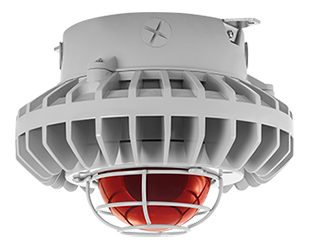 Hazardous, . LED 80W, 5000k, LED Ceiling Reb, Frosted Globe Wire Gd Gray