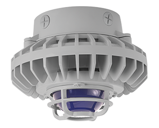 Hazardous, . LED 80W, 5000k, LED Ceiling, Blue, Frosted Globe Die Cast Gd