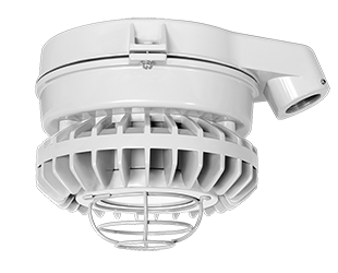 Hazardous, . LED 80W, 5000k, LED Stanchion Cl, Dimmable Flat Lens Wire Gd Gray