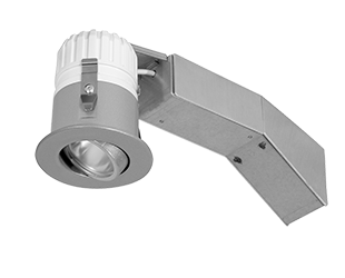 Remod 2 Inch Rnd Adj 8W, 2700k, 80CRI LED Triac 20Deg 1/2 Inch Trim, Silver