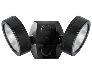 Leslie Bullet Flood, 2X13W, LED 120V, 3000k, 80 CRI, Black