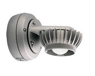 Vaporproof 13W, 5000k, Wall bracket LED 120V Swivel Photocell No Globe No Guard