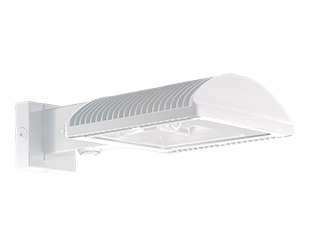 WpLED 50W,Type IV, 5000k, Dimmable LED, 120-277V 20' Lens 20Ft Mounting Wattstopper Sensor, White