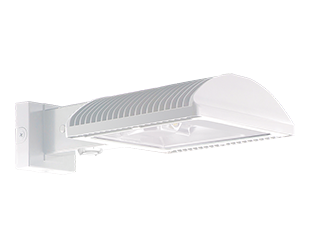 WpLED 105W,Type II, 4000k, Dimmable LED, 120-277V 20' Lens 20Ft Mounting Wattstopper Sensor, White