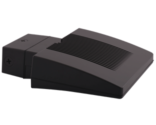 Lpack LED Wallpack 26W, 3000k, Junc Box with Minisensor, Bronze