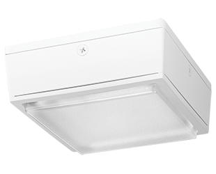 Vandalprood LED, 40W, 3000k, Drop, Frosted Lens 480V, 0-10V, White