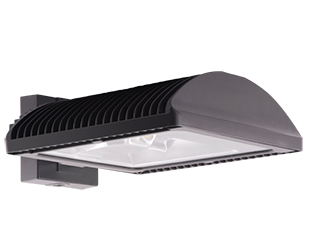 Lpack Flat Wallmount 78W,Type IV, Dimmable, 5000k, LED, Bronze