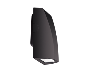 Slim Wallpack 57W, 4000k, LED 480V, Bronze Wp2