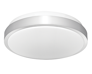 Skeet Xl 16 inch 20W, LED, 3000k, 120V Triac, Dimmable with round Deco Ring, White