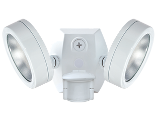 Leslie Sms Bullet Flood, 2X13W, LED 120V, 5000k, 80 CRI, White