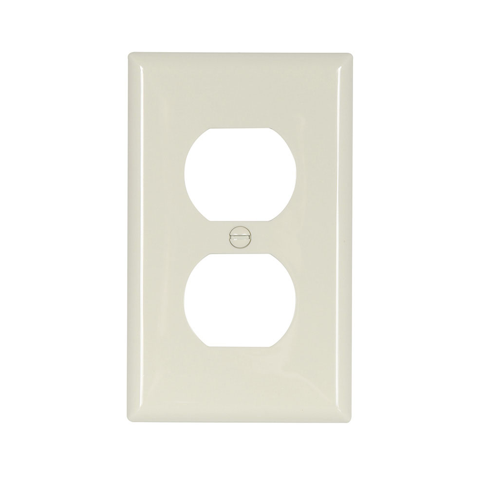 Wallplate 1G Duplex Recp Nylon Std LA 4749537