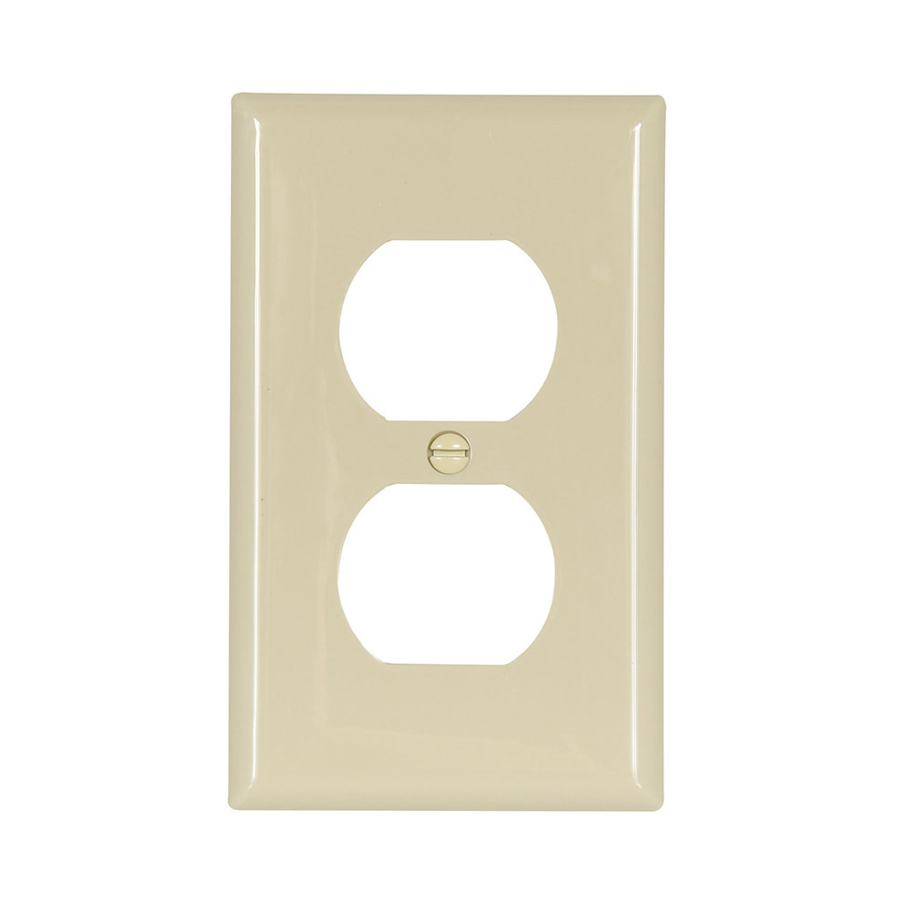 Wallplate 1G Duplex Recp Nylon Std IV 4749544