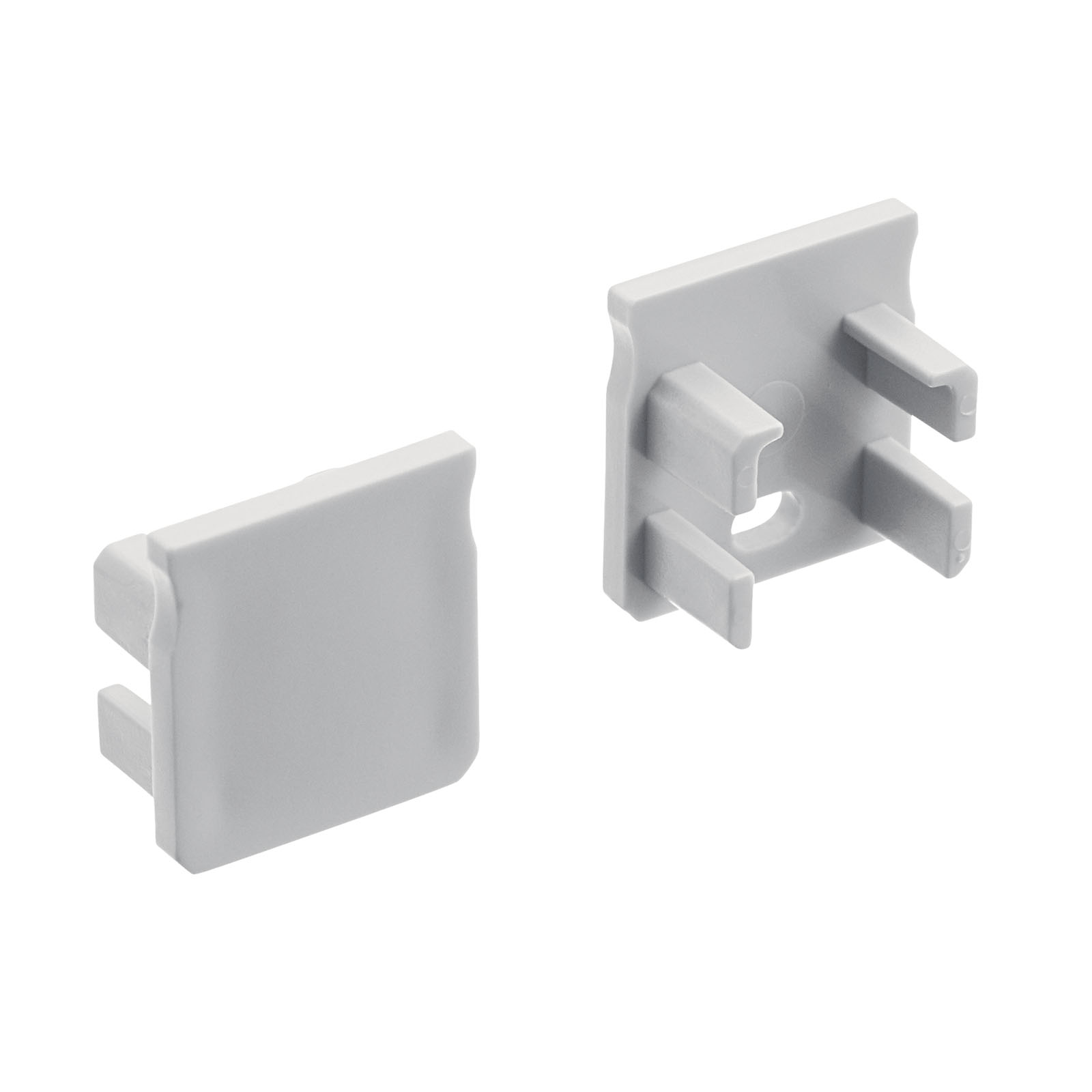 These plastic end caps are designed specifically for the TE Standard Series - Deep Well Surface Channel. 10 end caps come in a pack - 5 of which feature a convenient hole for wiring. The remaining 5 are solid to cap the non-wired end of the channel.