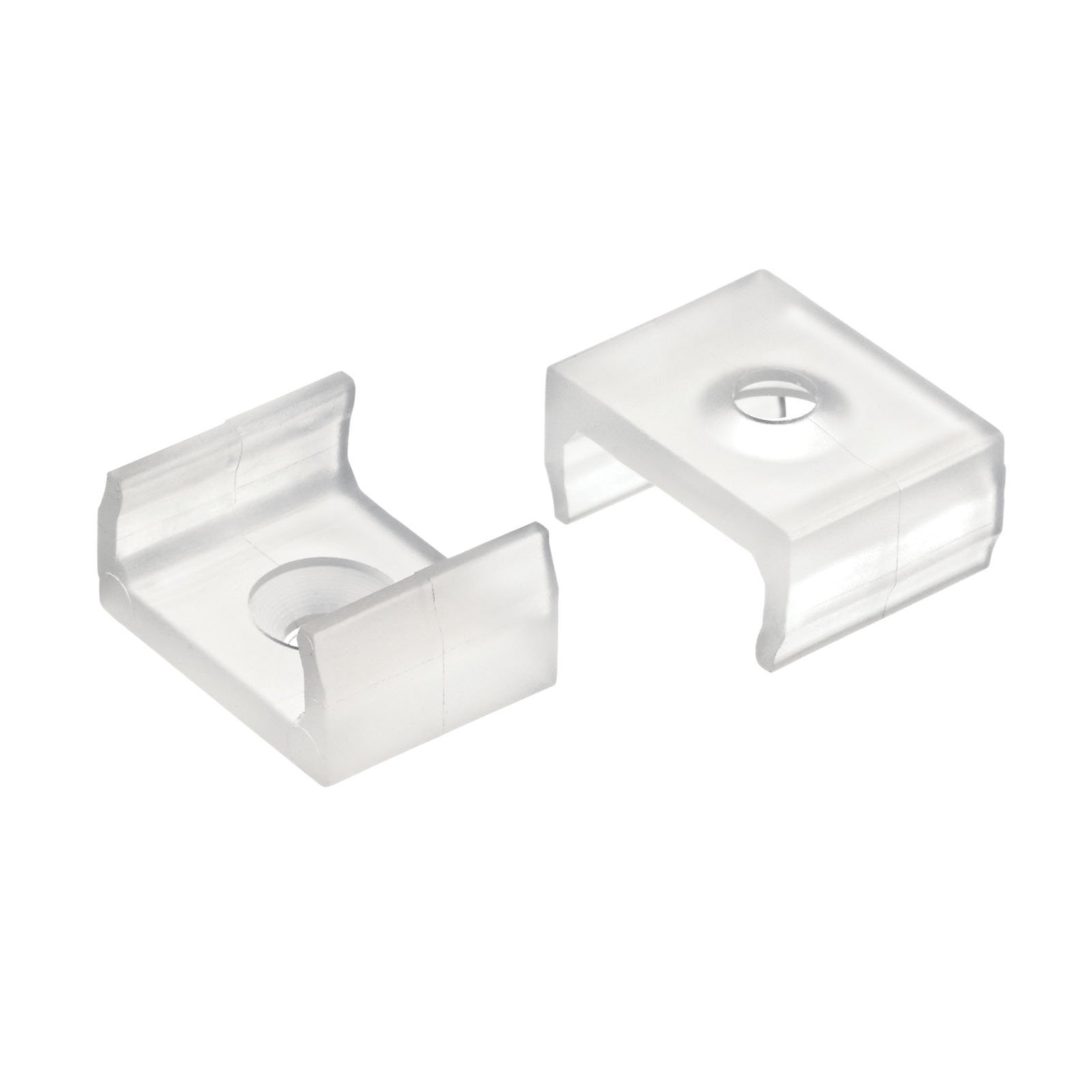 These clear plastic mounting clips allow the TE Standard Series - Standard Depth Surface Channel to easily snap into place. Audible click works to reaffirm that your installation is securely set.10 per bag