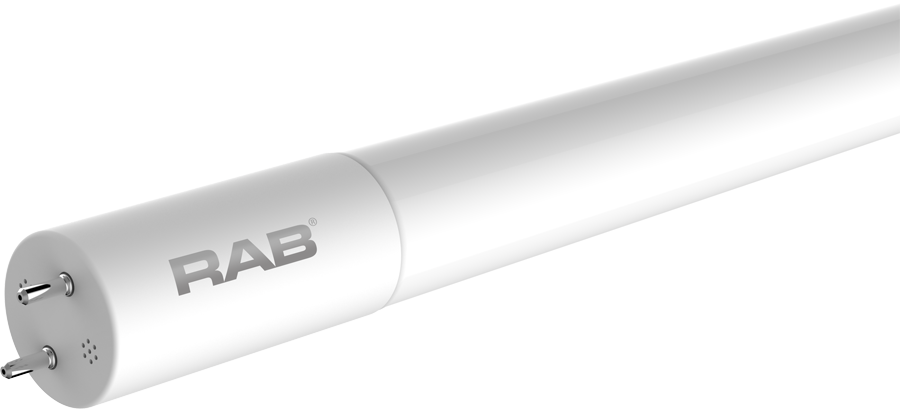 T8 LED Glass 2Ft Type B 9W, 3500k, 1100Lm Double Ended