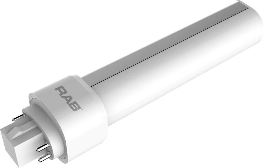 LED Plc Glass Type A 9W,Hori, 4000k, 1000Lm G24Q