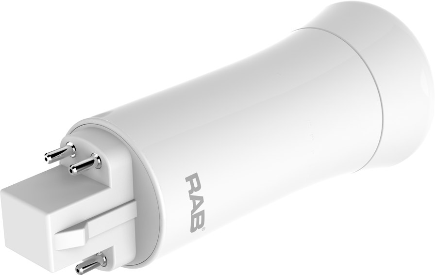 LED Plc Glass Type A 9W,Vert, 4000k, 1000Lm G24Q