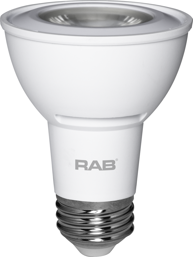 Par20 7W,50 EQ, 500Lm, Base E26, 80CRI, 2700k, Dimmable 40Deg