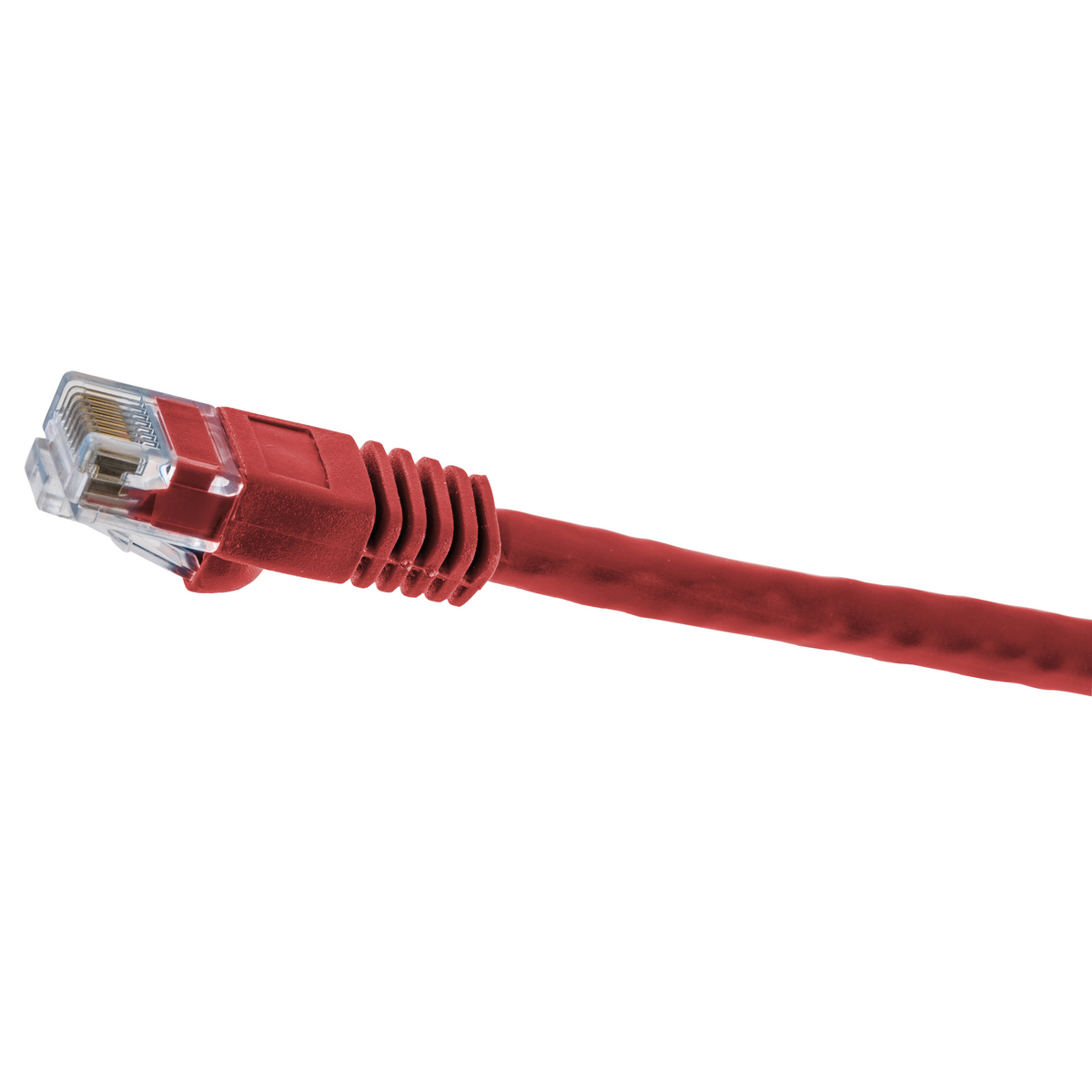 Hubbell Premise Wiring, Patch Cord, NETSELECT, Category 6, Slim, Red, 3Foot