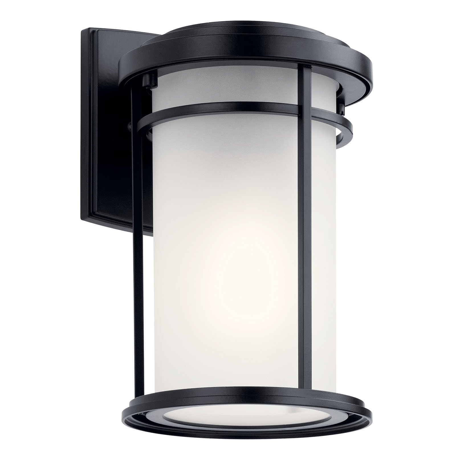 Product image for Kichler 49686BK Toman™ 10.25" 1 Light Wall Light Black