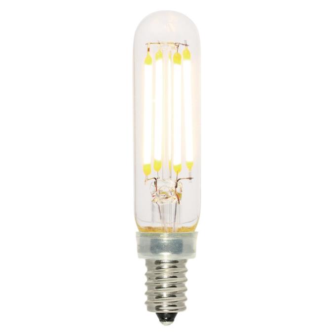 4.5W T6 Filament LED Dimmable Clear 2700K E12 (Candelabra) Base, 120 Volt, Box