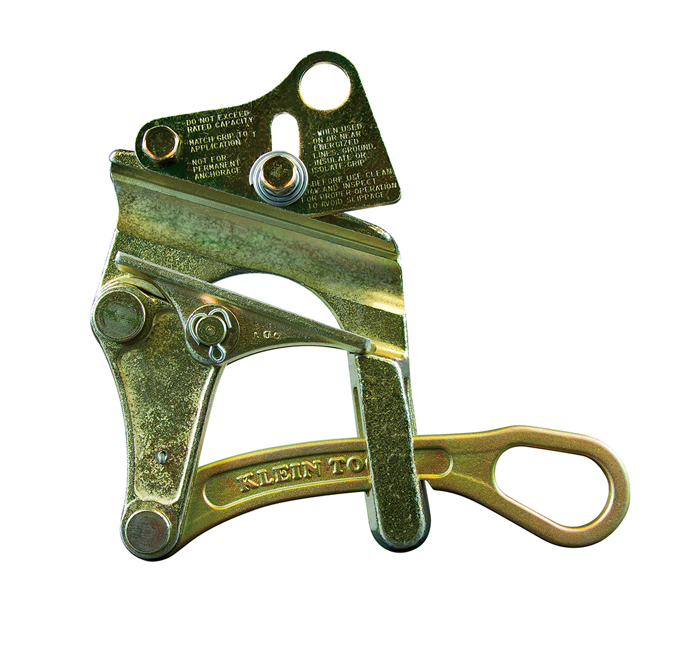 Parallel Jaw Grip - Lock, HDPE Wire to 1.362-Inch, Securely pulls HDPE-coated cable commonly known as tree wire