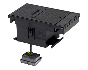 The Black Outdoor Ground Box cover assembly is prewired with (2) NEMA 6-15R weather-resistant duplex receptacles. - - CAUTION: All ground box electrical circuits must be protected by a Ground Fault Circuit Interrupter upstream from the ground box. - NOTE: Cover must be closed while in use. Use only molded plug and cord assemblies that are rated for outdoor use. - NOTE: Maximum length of plug allowed at end of cord is 3