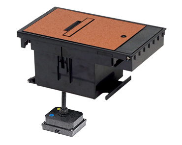 The Brown Outdoor Ground Box cover assembly is prewired with (2) NEMA 5-15R weather-resistant duplex receptacles. - - CAUTION: All ground box electrical circuits must be protected by a Ground Fault Circuit Interrupter upstream from the ground box. - NOTE: Cover must be closed while in use. Use only molded plug and cord assemblies that are rated for outdoor use. - NOTE: Maximum length of plug allowed at end of cord is 3