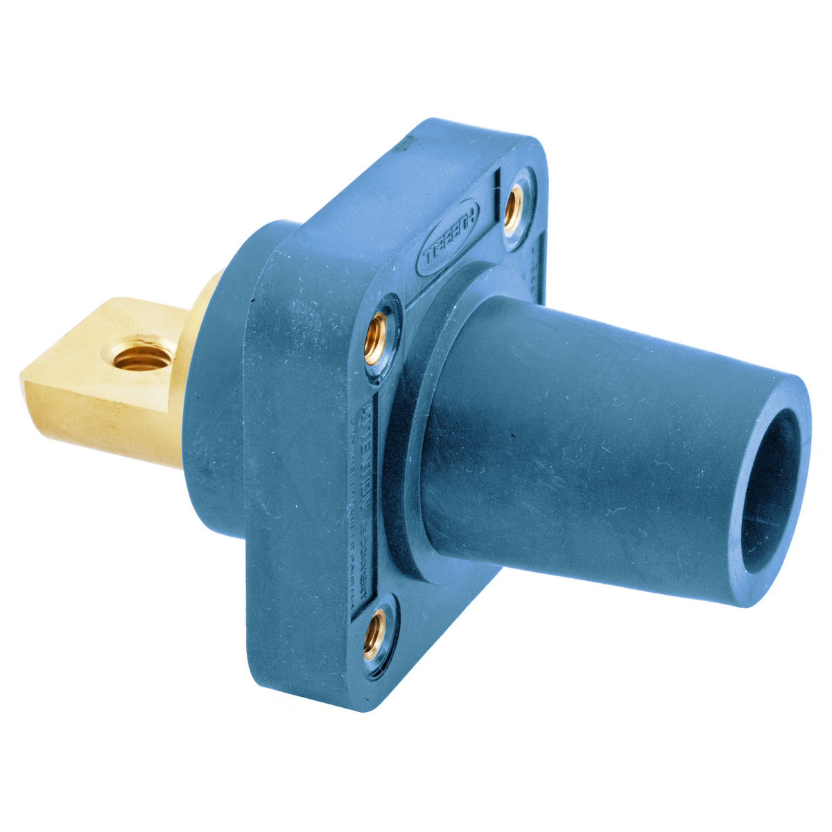 Hubbell Wiring Device Kellems, Heavy Duty Products, Single Pole Devices,Industrial Grade, Female Bus Receptacle, 300/400A 250V DC/600V AC,Single Conductor, Blue
