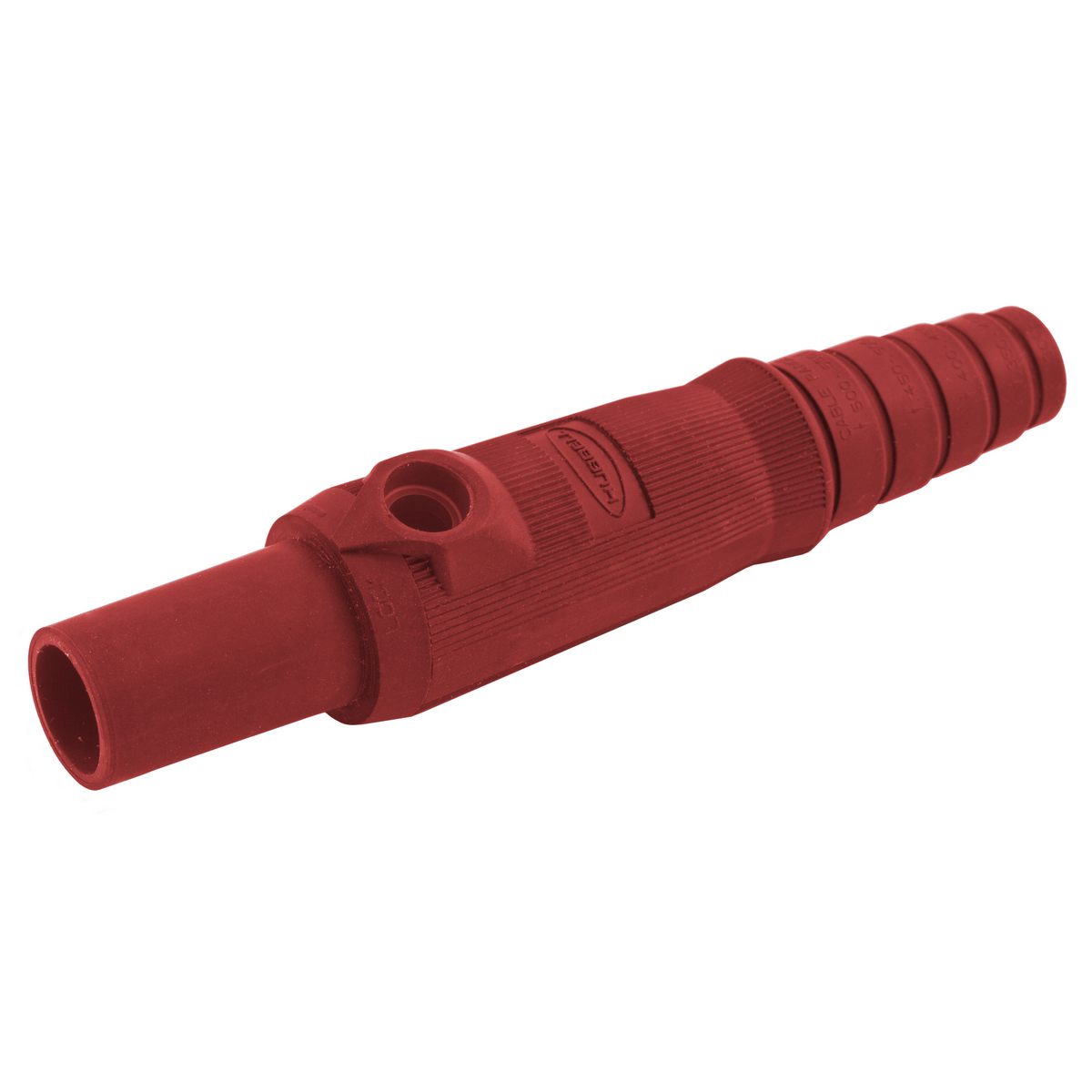 Hubbell Wiring Device Kellems, Single Pole Products, Replacement FemalePlug Body, 150 Amp Series, Red