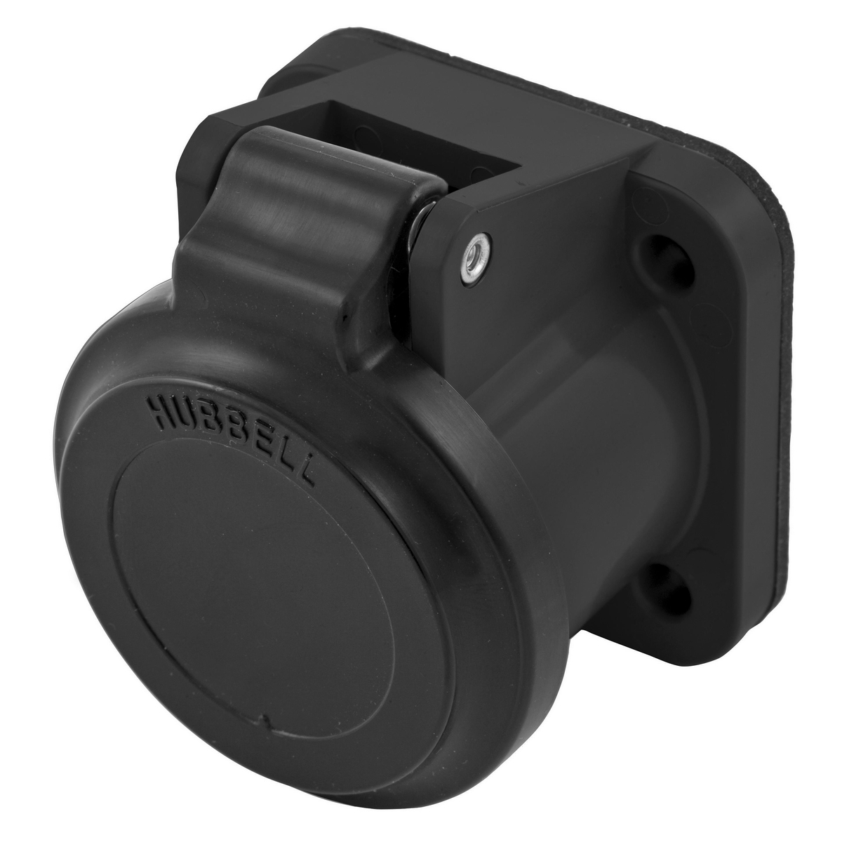 Hubbell Wiring Device Kellems, Single Pole Products, Non-Metallic Cover,Black