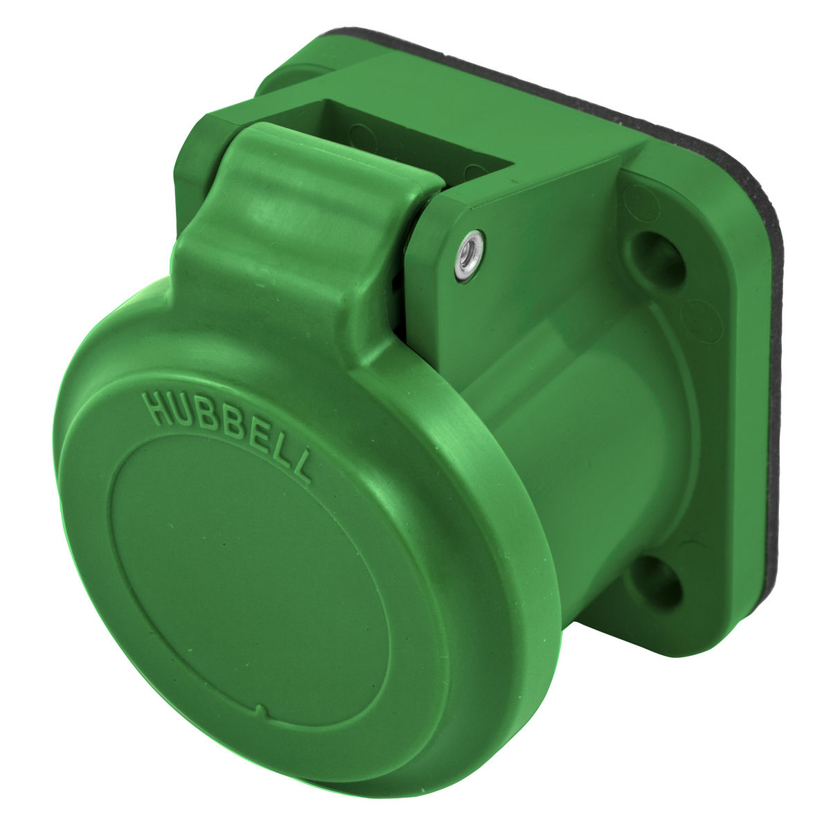 Hubbell Wiring Device Kellems, Single Pole Products, Non-Metallic Cover,Green