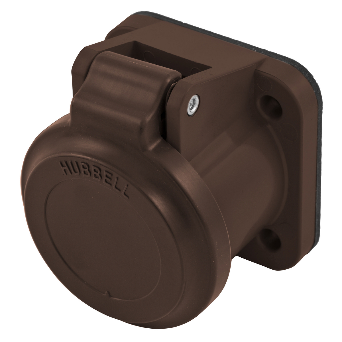 Hubbell Wiring Device Kellems, Single Pole Products, Non-Metallic Cover,Brown