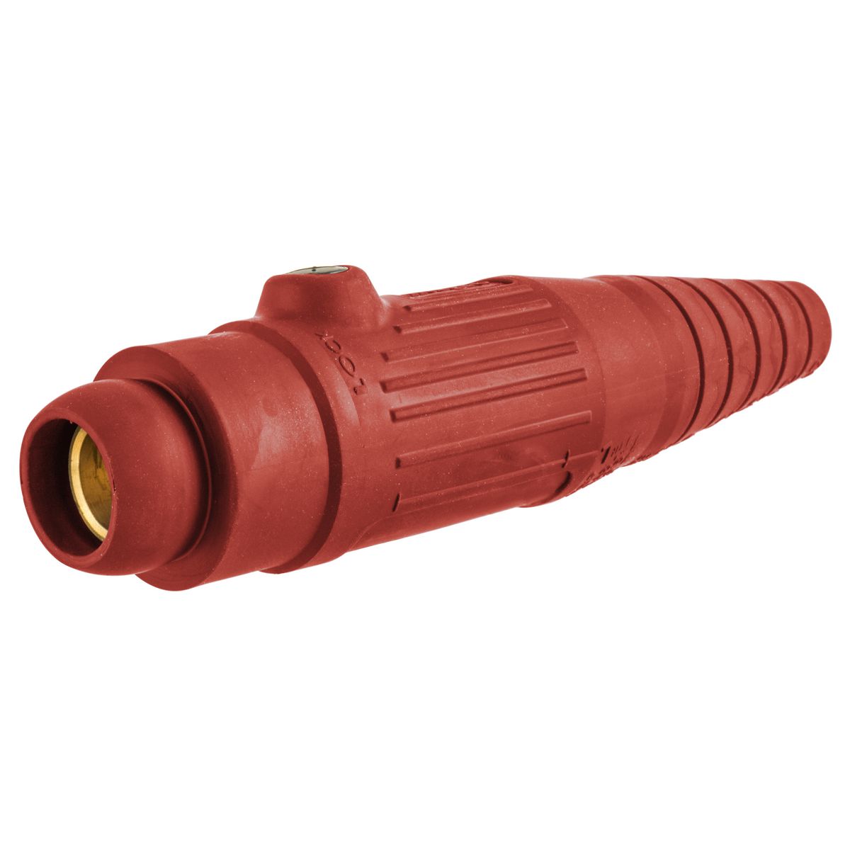Hubbell Wiring Device Kellems, High Ampacity Products, Single Pole,Series 18, Female Plug, 400A 250V DC 600V AC Max, Red