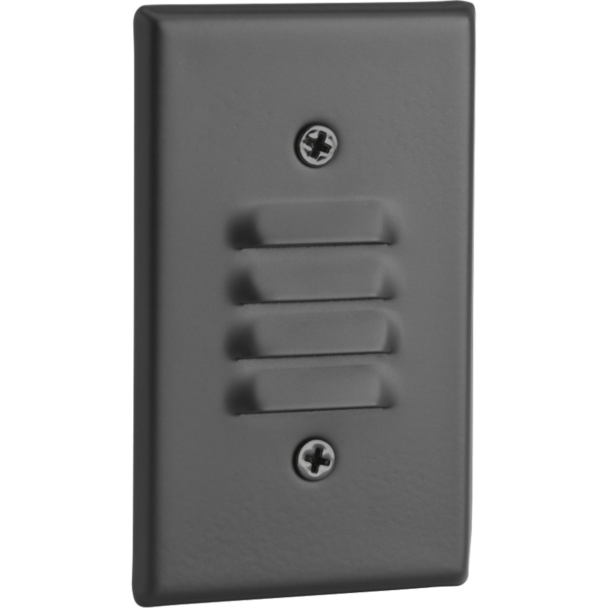The LED Mini Step Light is ideal for a wide variety of interior applications including residential and commercial. The Step Lights feature a 120V alternating current source and eliminates the need for a traditional LED driver. This modular approach results in an encapsulated luminaire that unites performance, cost, and safety benefits. Black finish.