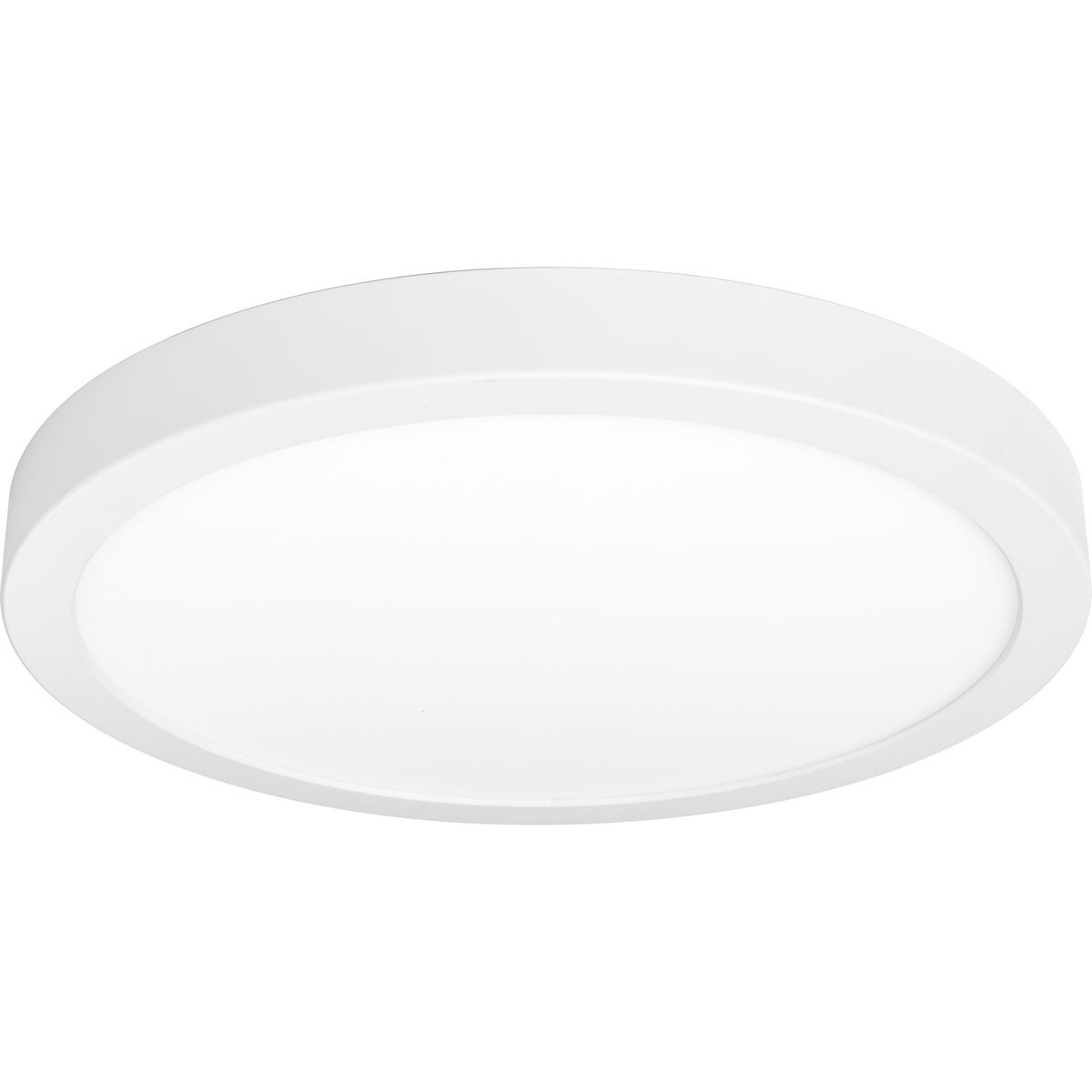 The P810017 Edgelit Flush Mount delivers a solution for both residential and commercial markets. The Edgelit technology provides a bright and evenly illuminated surface in a very slim profile. The integrated LED power supply does not protrude into the junction box, allowing for compatibility to 4 in octagonal, 4 in round shallow and 4 in round PVC junction boxes.This surface mounted luminaire measures 14 in in diameter with an overall height of 1 in.  In addition, the P810017 is wet location rated, Title 24 � JA8 � 2016 listed, ENERGY STAR listed and is a cost effective solution for fire rated applications (when installed onto a fire rated junction box). The P810017 luminaire combines modern aesthetic, new technology, performance, cost and safety benefits.