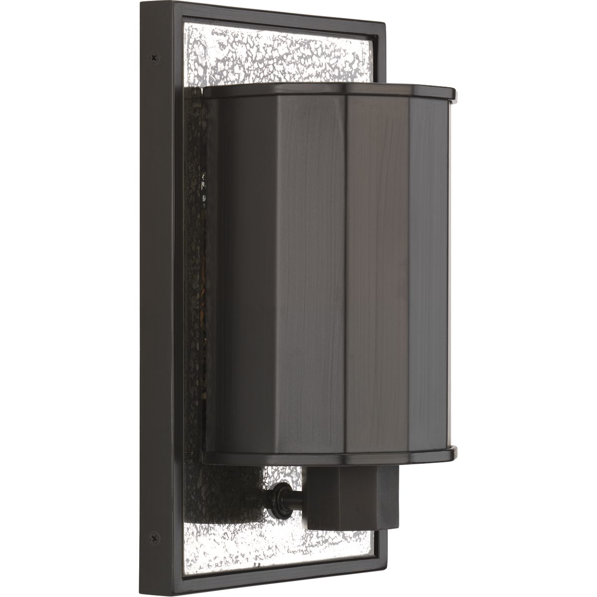 The silvery Mercury glass back plate of the Latigo Bay wall sconce beautifully reflects light from its articulated curved Antique Bronze metal shade, shimmering like sunshine glancing off the ocean waves. Latigo Bay is predicted to be a classic go-to for a variety of easy interior updates. This family of fixtures is part of the Jeffrey Alan Marks Point Dume� lighting collection which celebrates a curated mix of yesterday and today, distilling both industrial and artisanal influences.