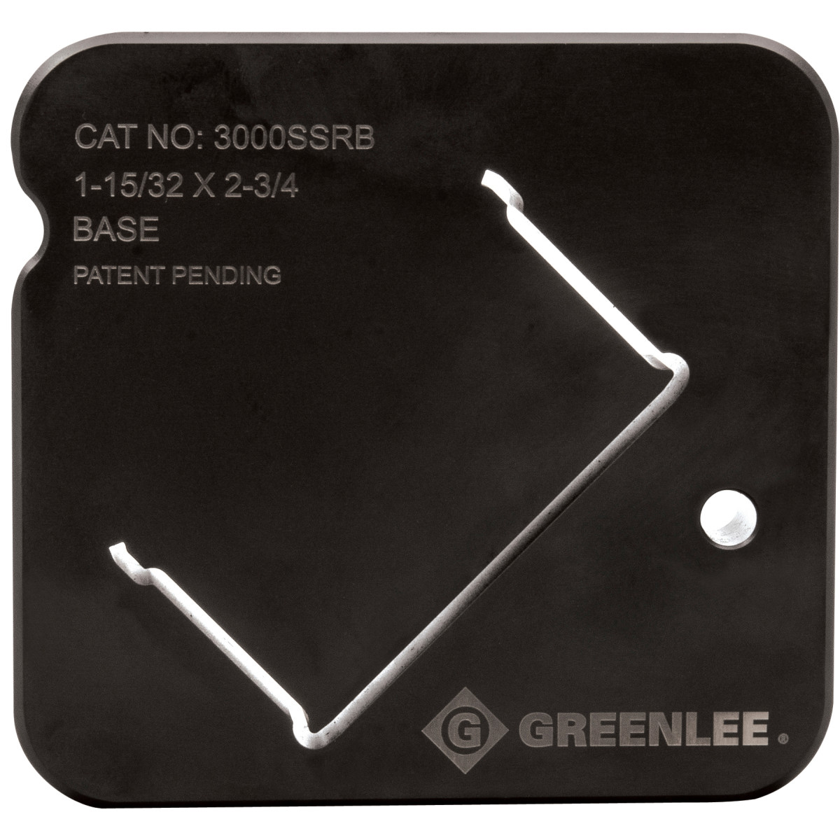 Product image for Greenlee 3000SSRB Die Set,1-15/32x2-3/4base