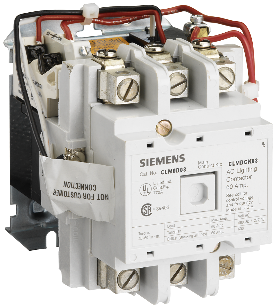 Mechanically held lighting contactor, H2 0 N.C. / 4 N.O. poles, 110VAC 50HZ/120VAC 60HZ coil, Non-combination type, Enclosure NEMA type (open), No enclosure
