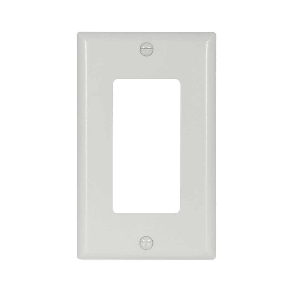 Wallplate 1G Decorator Thermoset Std WH 4155901