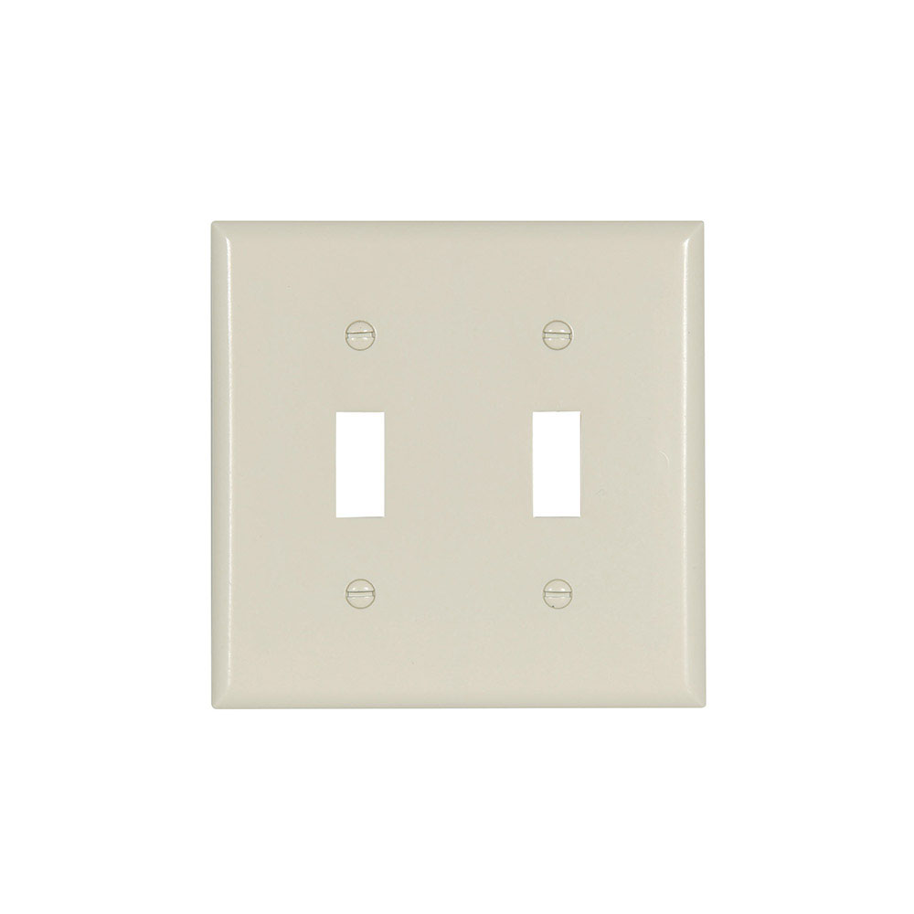 Wallplate 2G Toggle Thermoset Std LA 4582660