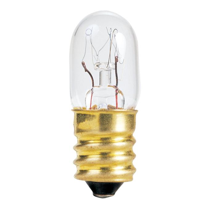 15W T4 Incandescent Clear E12 (Candelabra) Base, 120 Volt, Card