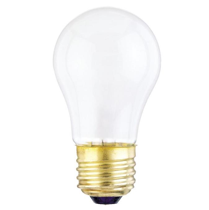 40W A15 Incandescent Frost E26 (Medium) Base, 120 Volt, Box, 2-Pack