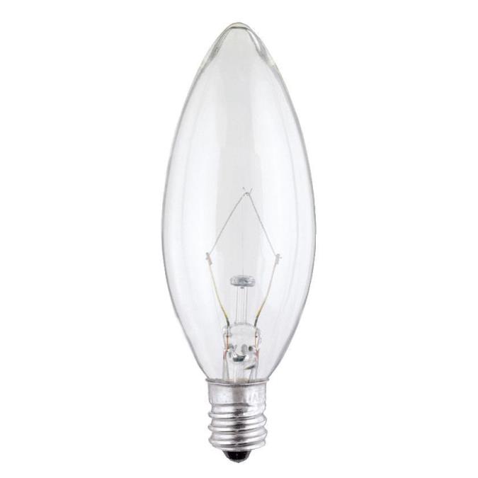 Westinghouse 0402300-40 Watt B9 1/2 Torpedo Incandescent Fan Light Bulb for sale online 