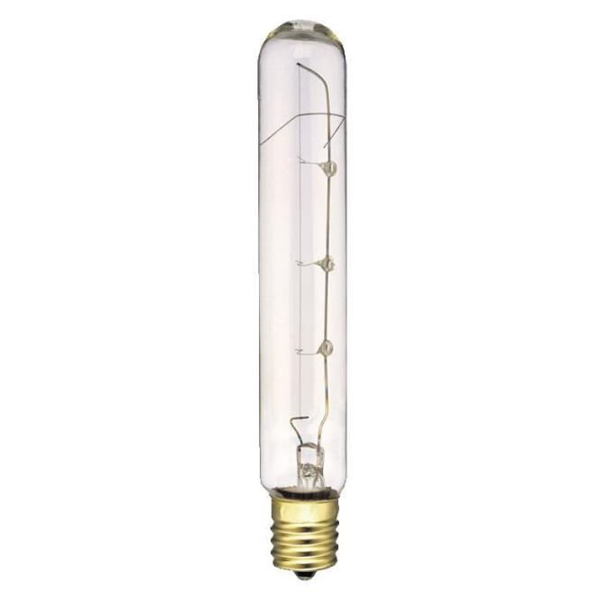20W T6 1/2 Incandescent Clear E17 (Intermediate) Base, 130 Volt, Box
