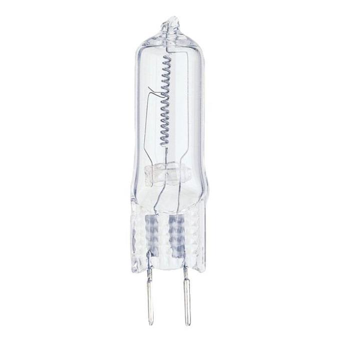 100W T4 JCD Halogen Clear GY6.35 Base, 120 Volt, Card