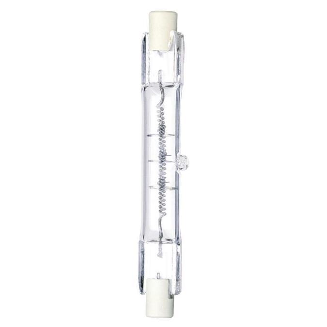 75W T3 Halogen Double-Ended Clear RSC Base, 120 Volt, Card