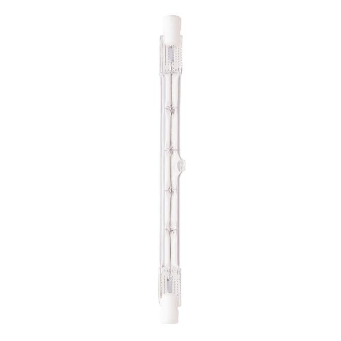 500W T3 Halogen Double-Ended Clear Rough Service RSC Base, 130 Volt, Card